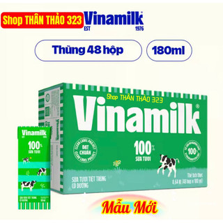 Sữa Tươi Tiệt Trùng Vinamilk 100% (1lốc*4hộp)