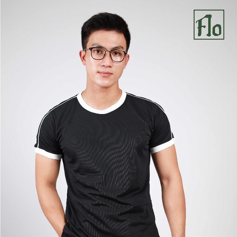 Áo thun body Flo Menswear vesion6 viền vai thể thao chất liệu spandex không nhăn