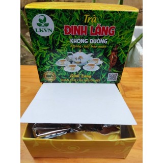 Trà thảo mộc túi lọc đinh lăng 1 hộp 20 gói túi lọc