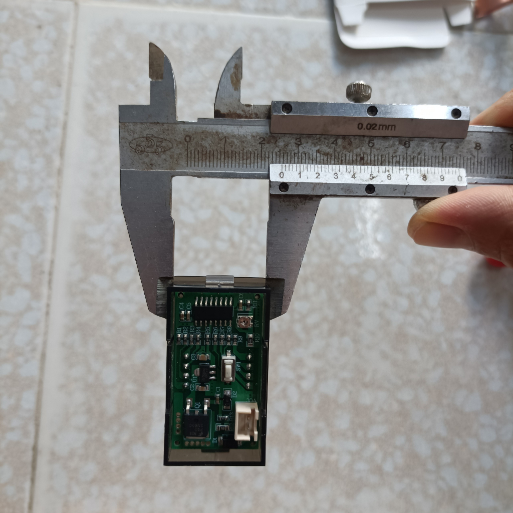 Đồng hồ hiển thị pin vạch màu và số vol