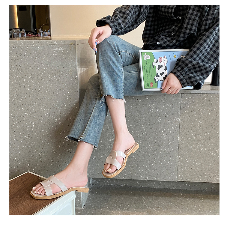 Dép lê nữ chữ H quai ngang mới nhất đi mưa đi biển siêu bền chống trơn trượt đế bằng mùa hè Validep03 V316