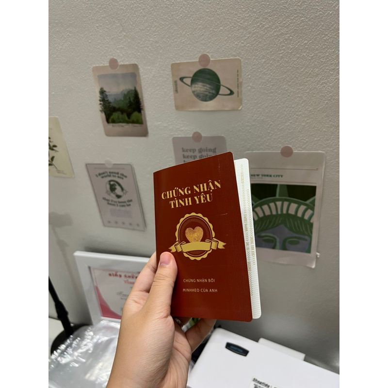 Chứng nhận tình yêu cho cặp đôi yêu nhau say đắm