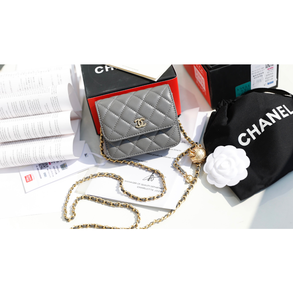 TÚI CHA NEO ON CHAIN CHARM SZ12 DA THẬT