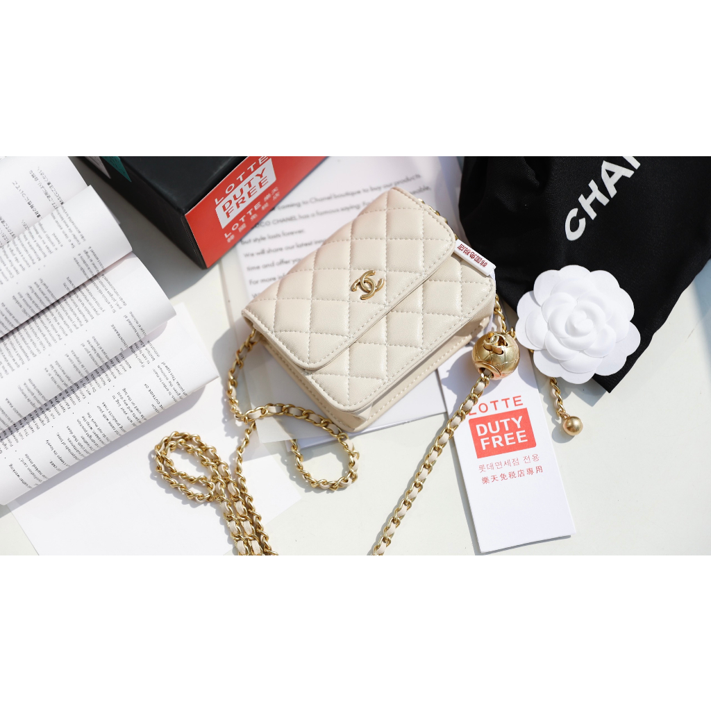 TÚI CHA NEO ON CHAIN CHARM SZ12 DA THẬT