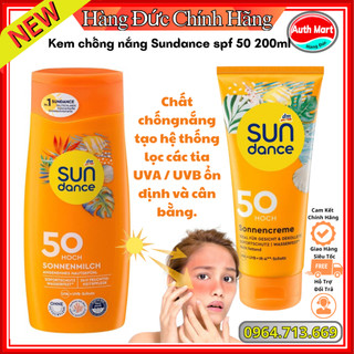 Kem chống nắng Sundance spf 50 200ml