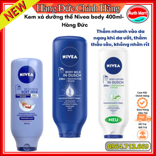 Kem xả dưỡng thể Nivea body 400ml- Hàng Đức