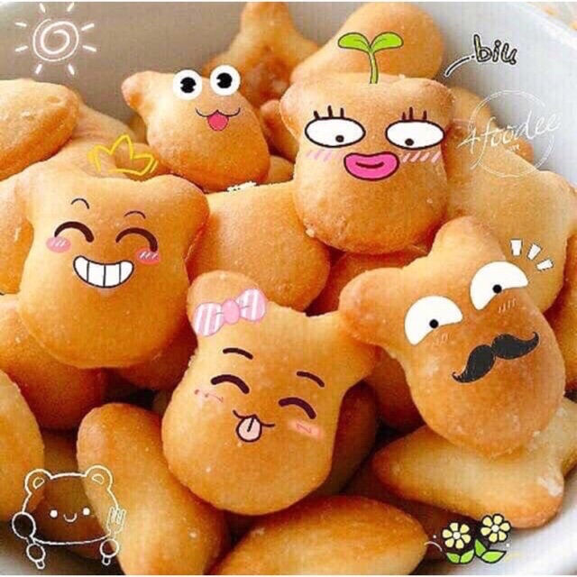 500Gr Bánh gấu nhân kem hàng chuẩn Thiên Hồng siêu ngon