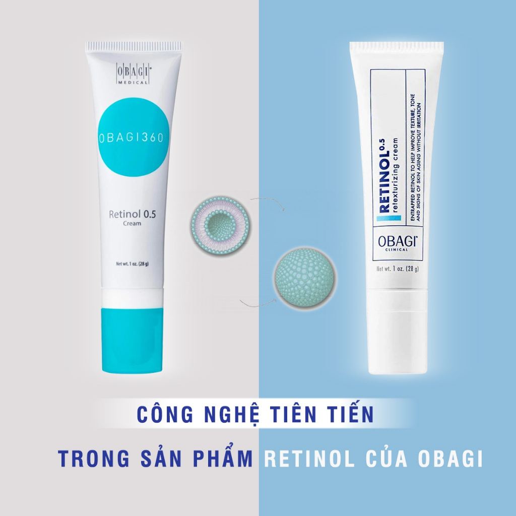 Kem Dưỡng Obagi Retinol 0.5 Cream 28g Chống Lão Hóa, Dưỡng Ẩm Tốt