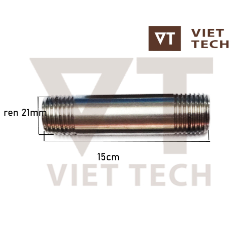 Kép tiện ren ngoài inox, ống tiện ren ngoài inox