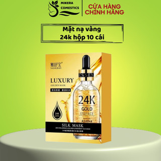 Mặt nạ vàng 24K 1 miếng Mặt nạ vàng luxury tinh chất 24K dưỡng ẩm phục hồi hư tổn da
