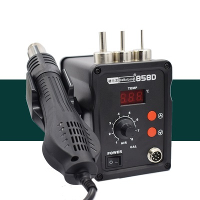 Máy khò nhiệt 858D 220V 700W Trạm khò linh kiện điện tử, bo mạch PCB