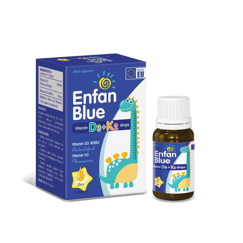 Vitamin D3 K2 MK7 Enfan Blue D3K2