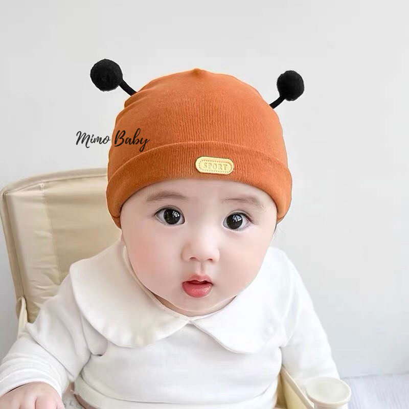 Set khăn mũ len tai ong mùa thu đông đáng yêu cho bé ML262 Mimo Baby