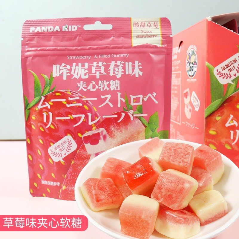 Kẹo Dẻo Sữa Chua Trái Cây Panda Kid Gói 58g