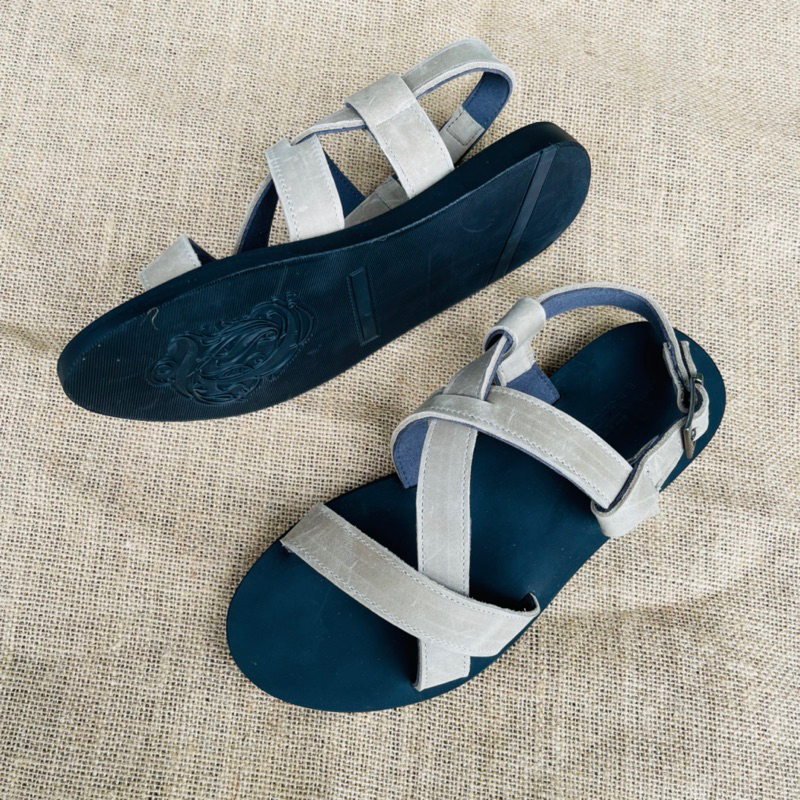 Sandal Unisex, dép quai ngang, dép nam da bò, không thấm nước, êm chân thoải mái Atshoes XDMM33