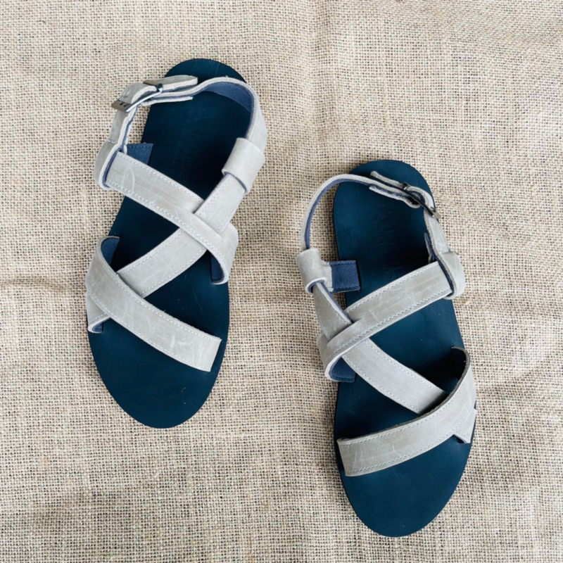 Sandal Unisex, dép quai ngang, dép nam da bò, không thấm nước, êm chân thoải mái Atshoes XDMM33