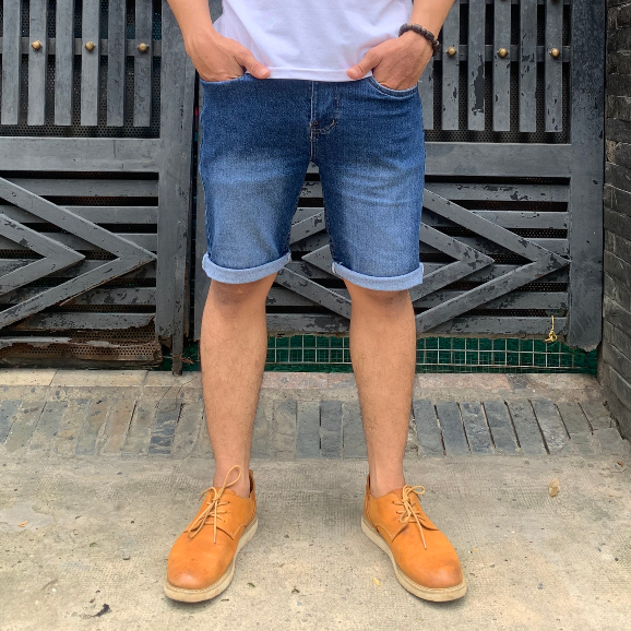 Quần Short Jean Nam Co Dãn THOITRANG24H Nhiều Màu Chất Liệu Jean Cotton Bền Màu Cào Nhẹ Và Không Cào