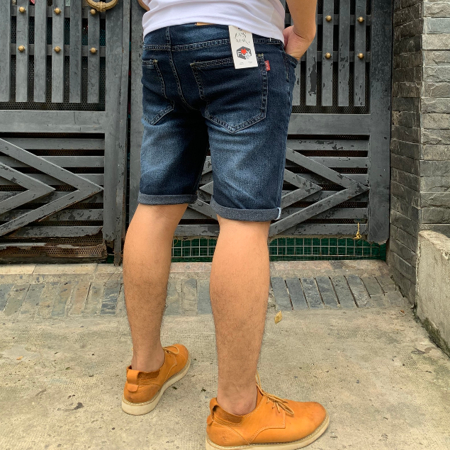 Quần Short Jean Nam Co Dãn THOITRANG24H Nhiều Màu Chất Liệu Jean Cotton Bền Màu Cào Nhẹ Và Không Cào
