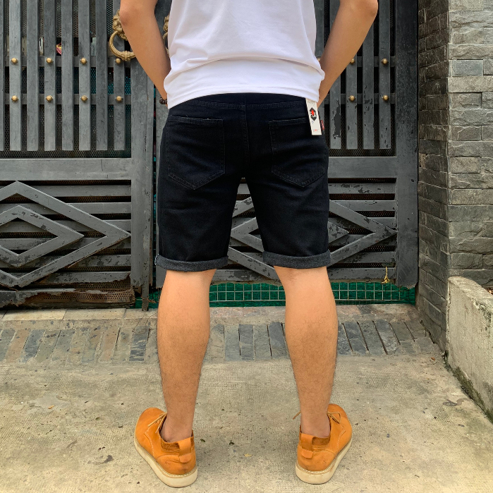 Quần Short Jean Nam Co Dãn THOITRANG24H Nhiều Màu Chất Liệu Jean Cotton Bền Màu Cào Nhẹ Và Không Cào