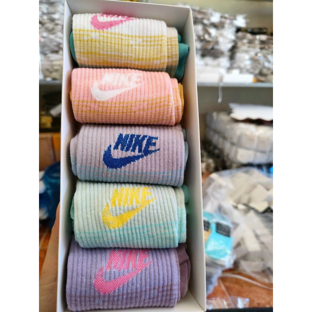 Sock Vớ cao cổ thời trang thể thao xuất nhât Chất liệu vải Coton mềm, mịn co giản 4 chiều đàn hồi cao Full Box #Balohang