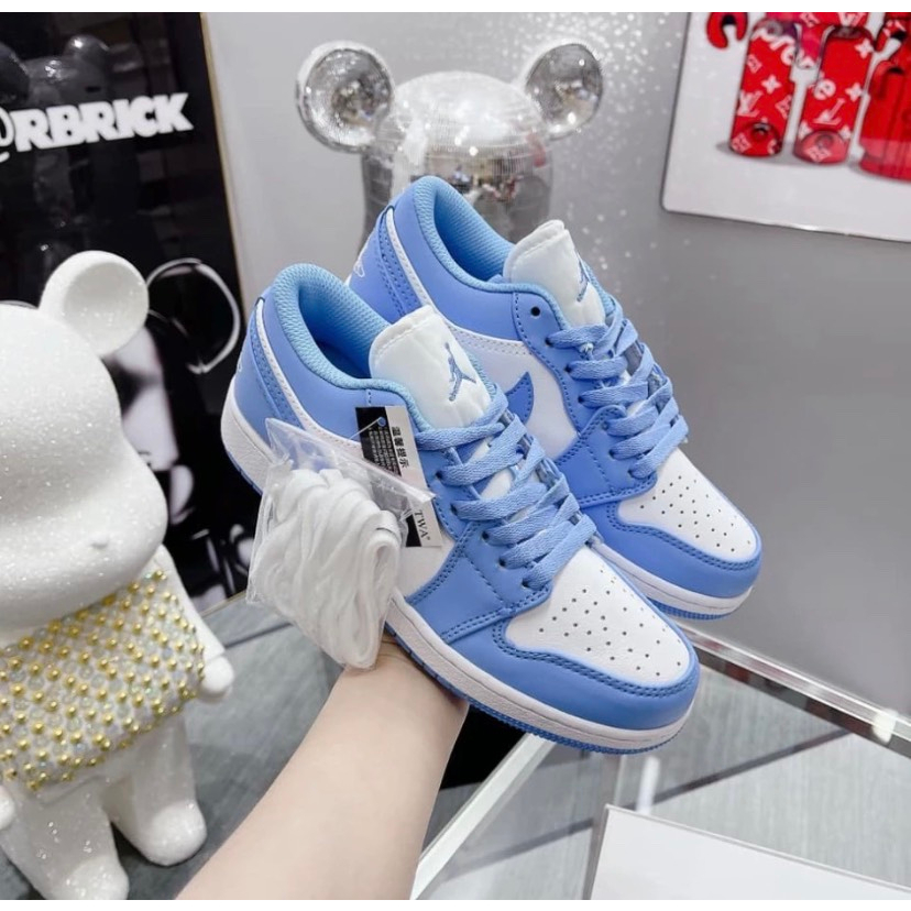 Giày 𝐉𝐨𝐫𝐝𝐚𝐧 Xanh Dương 𝐜ổ thấp - Sneaker Unisex Nam Nữ Hàng cao cấp