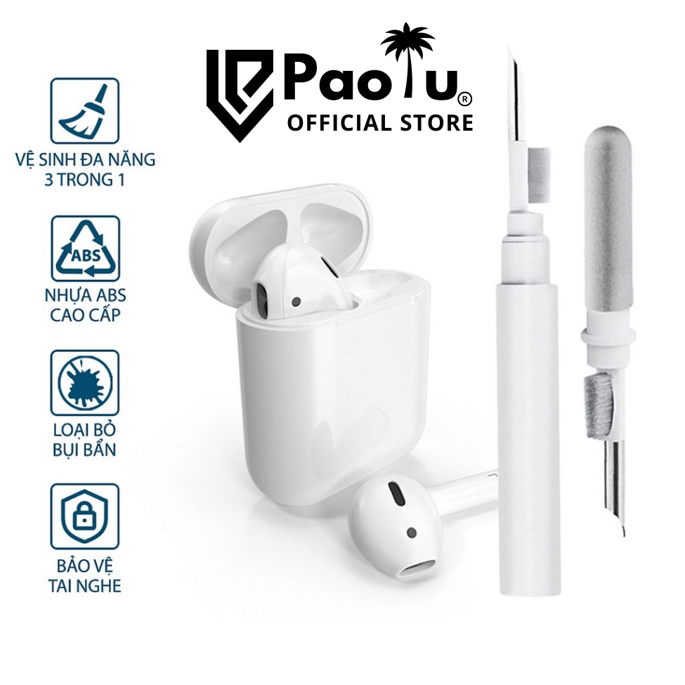 Dụng Cụ Vệ Sinh Air pods,  Bút Làm Sạch Tai Nghe Airpods Cầm Tay, Bàn Chải Cọ Rửa, Điện Thoại, Bàn Phím Siêu Tiện Lợi