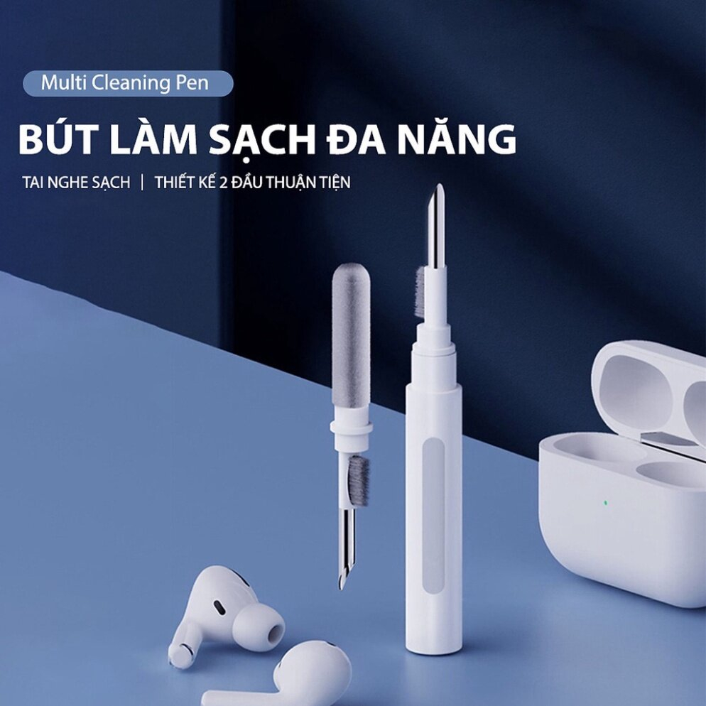 Dụng Cụ Vệ Sinh Air pods,  Bút Làm Sạch Tai Nghe Airpods Cầm Tay, Bàn Chải Cọ Rửa, Điện Thoại, Bàn Phím Siêu Tiện Lợi