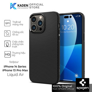 Ốp lưng iPhone 14 Serries Spigen Liquid Air - Hàng chính hãng