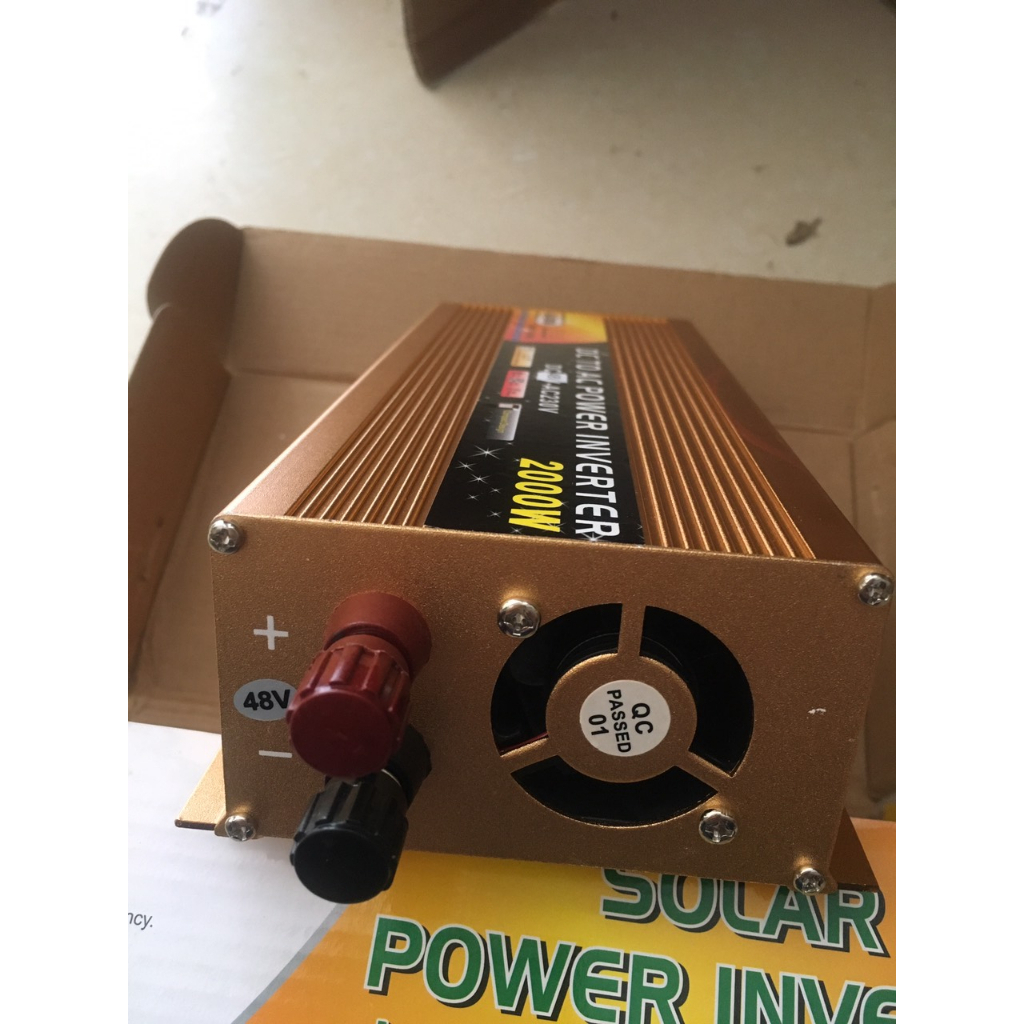 KICH ĐIỆN INVERTER 12V Lên 220V SÓNG SIN  2000W