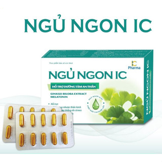 Viên uống hỗ trợ giấc ngủ Ngủ Ngon IC hộp 30 viên giúp giảm căng thẳng