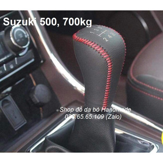Bao da cần số phanh tay xe Suzuki 500kg, 650kg, 700kg, suzuki carry, xe tải cóc bằng da bò thật