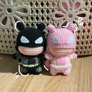 Móc khoá len Batman Người dơi cặp đôi [handmade]