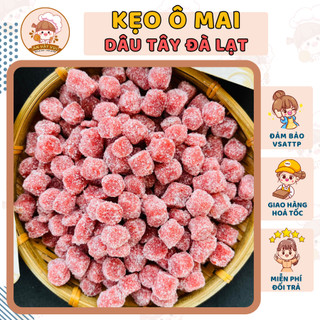 Kẹo ô mai dâu tây đà lạt 500g/1kg ăn vặt vui