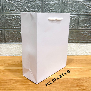 Túi giấy trắng số 5 : combo 50c