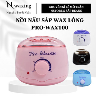 Nồi nấu sáp wax lông pro wax 100 loại 1 waxing siêu bám lông