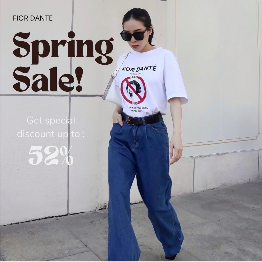 Áo thun Nữ Local Brand Unisex ANTIDRAMA form rộng FIOR DANTÉ Màu Trắng 100% Vải Cotton Thoáng Mát