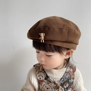  mŨ nón nồi đính gấu cực xinh cho bé gái 3-10t MB46 