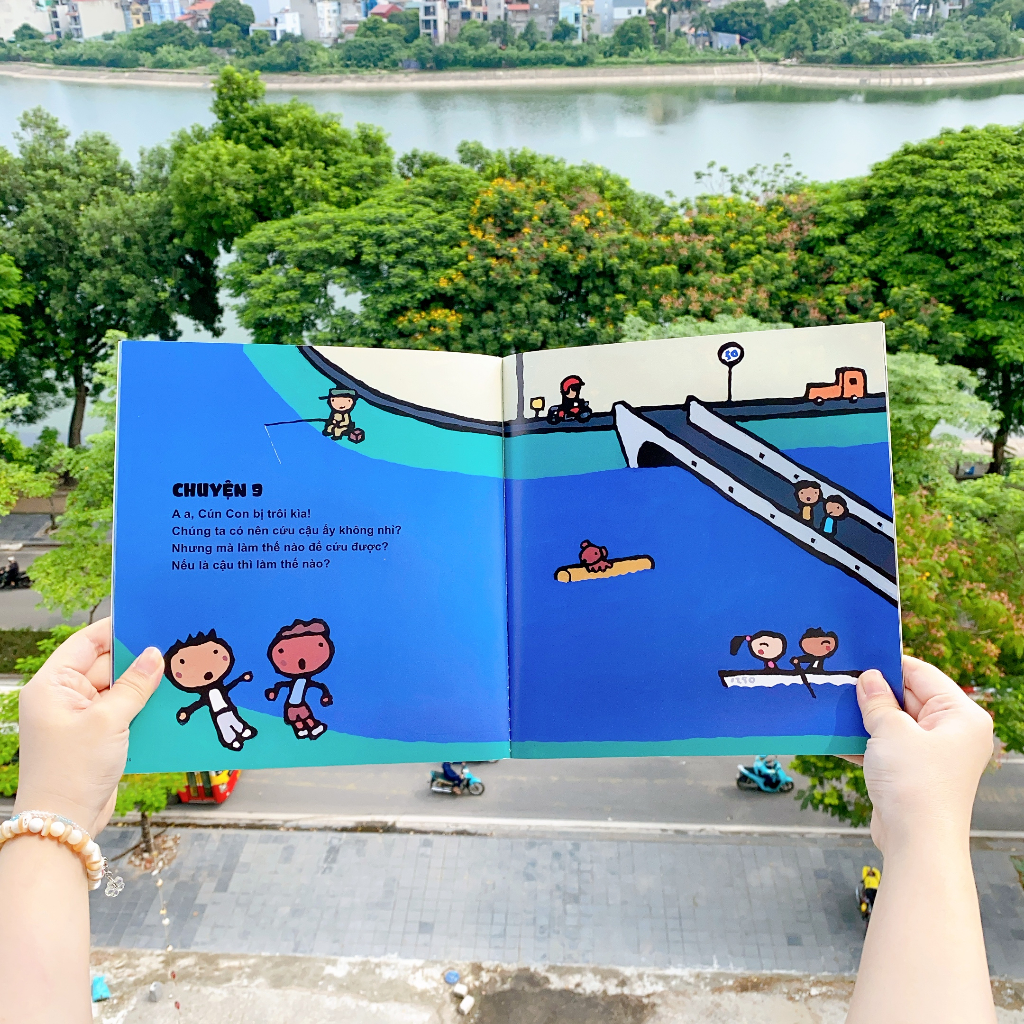 Sách Ehon Nhật Bản - Phát triển sáng tạo cho bé từ 3 tuổi - Nếu là cậu thì làm thế nào?