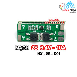 Mạch lifepo4 3.2v 2s 10a hx-2s-d01