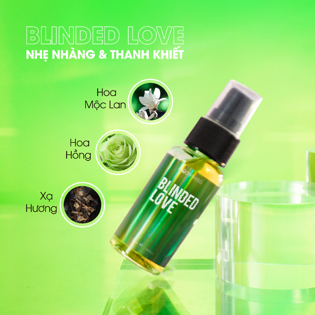 Combo 3 Bodymist Nam Đi Học, Đi Làm Hide&Seek, Blinded Love, Funky Fresh Xịt Thơm Nước Hoa Tươi Mát BODYMISS 30ml/ Chai