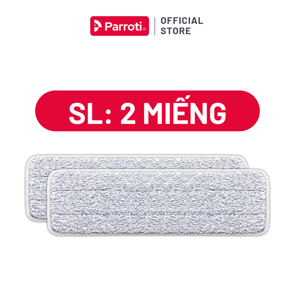 Combo 2 miếng lau thay thế cây lau nhà tự vắt công nghiệp bàn lau 50cm x 11cm - MG02