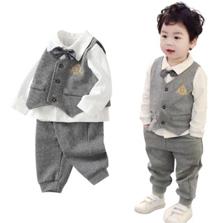 Đồ vest trẻ em, set gile cho bé trai 6 tháng đến 2 tuổi
