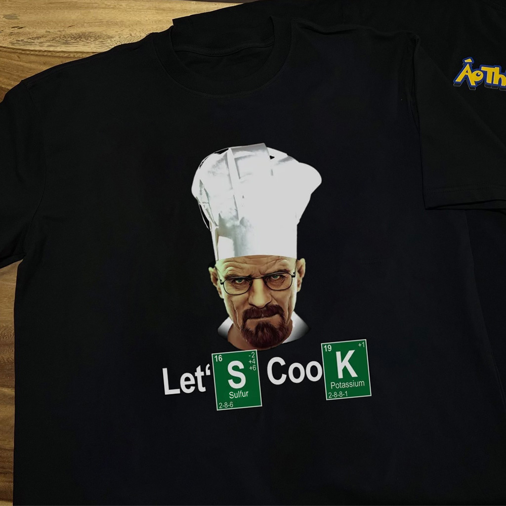 Áo Thun Let's Cook Breaking Bad 100% Cotton/230gsm | Áo Thật Đếiii! x TYOUS