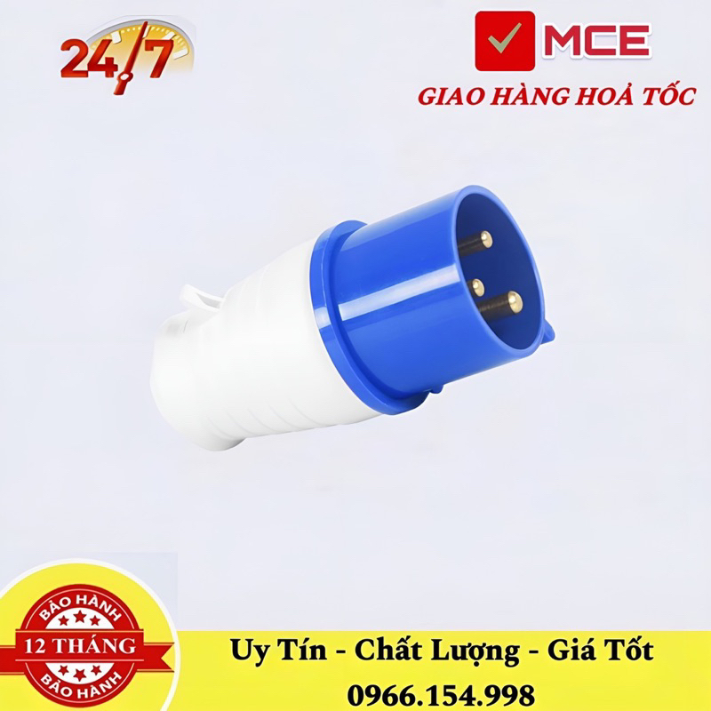 Phích ổ Cắm Công Nghiệp Di động cố định 16A  32A  Điện Áp 220V 250V