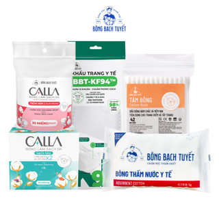 Hàng tặng không bán - combo 5 tăm bông nl + bông y tế 5g + sạch sâu + kf94 trắng + tròn mịn