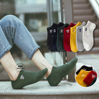[Set 7 đôi] Tất nữ cổ ngắn chất liệu cotton cao cấp, vớ nữ cổ thấp 7 đôi sử dụng 7 ngày mẫu thời trang 02 - VOTUANU02