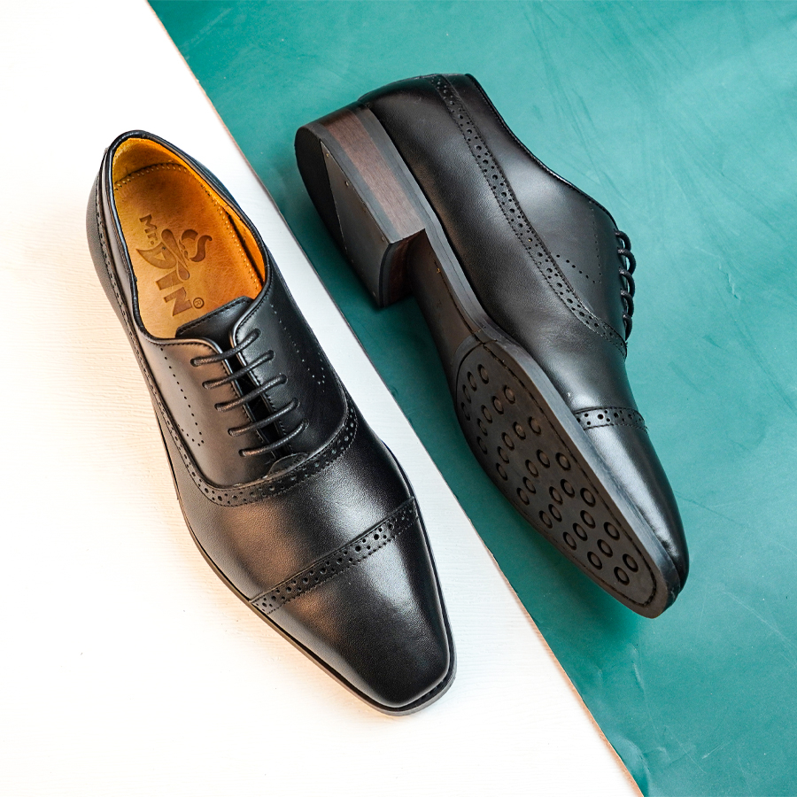 Giày Da Nam Oxford Bằng Da Mr.Din Md012