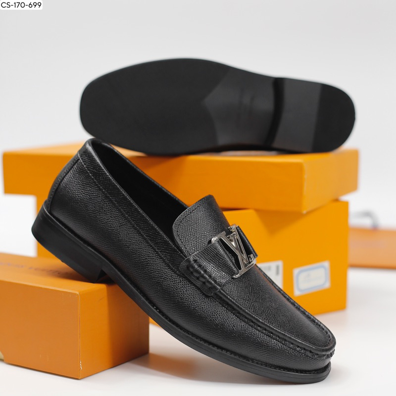 Giày Loafer Nam - Hàng da bò đế phíp gỗ 💥CS170