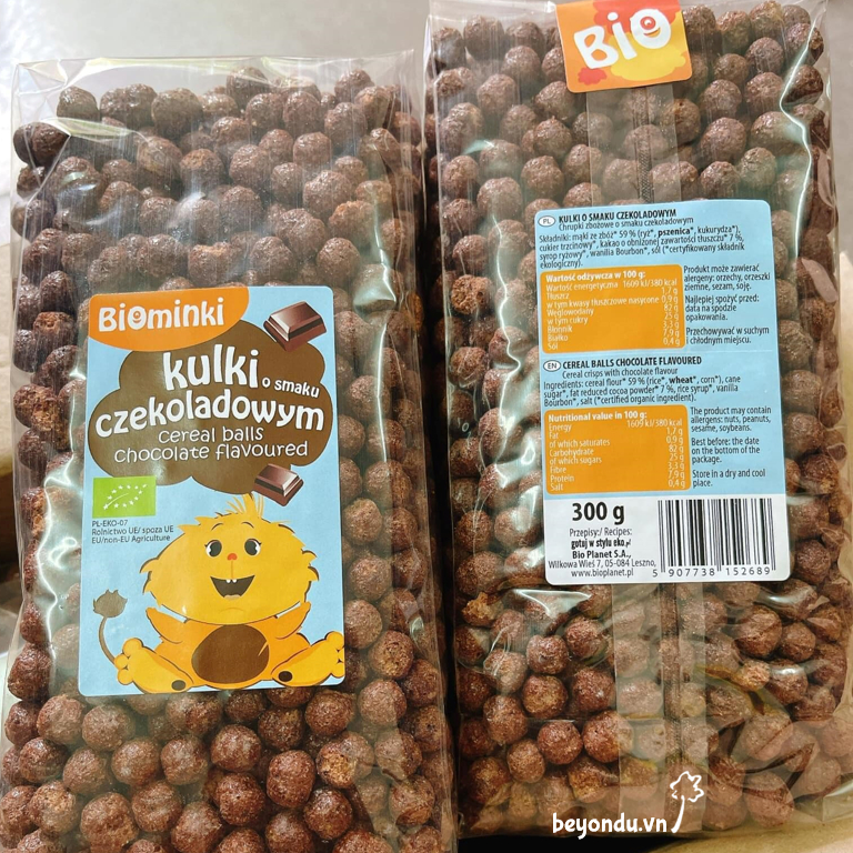 Ngũ cốc giòn hữu cơ Biominki 300g