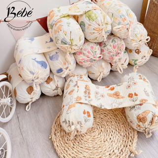 Gối chặn sơ sinh/gối chặn bébé cho bé sơ sinh vỏ đỗ tự nhiên giúp bé ngủ ngon